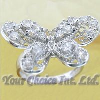 Sterling 925 silver Ring with CZ--BRIC0049