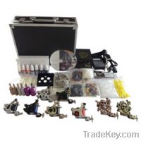 Sell Complete Tattoo Kit 8 Gun Machine With Power Supply Grips