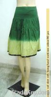 sell of ladies skirts green colour