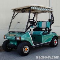 Sell Club Car Used Electric Golf Cart - 2003 DS Metallic Green
