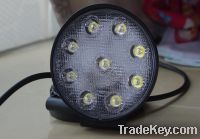 Sell LED Work Light with Stainless Steel Mounting Bracket & 9 x 3W LED