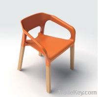 Sell new wood chair and plastic chair