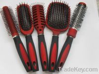 Sell care rubber hair brush set S5