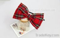 Sell Fashion Plaid Bow Hair Band