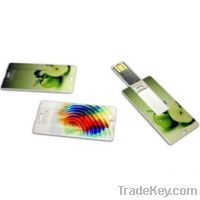 Sell slim card usb drive , plastic usb flash drive