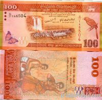 Sri Lanka 100 Rupees 2010 UNC P-New