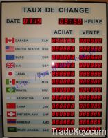 Sell LED Currency Exchange Rate Board