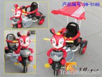 rabbit children tricycle tirke with music