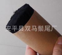 double drawn black goat hair for cosmetic brush