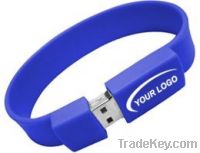 Sell Customized bracelet USB disk flash memory