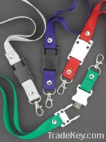 Sell Portable OEM customized lanyard USB disk flash memory