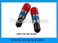 SMA fixed attenuator 2W DC to 6Ghz