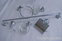 Sell bathroom accessories of 6pc zinc bathroom sets chrome plated