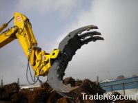 Kobelco Sunward excavator Hydraulic rotating grapple, hydraulic grab