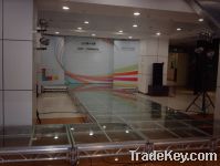 movable toughten glass stage dancefloor