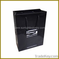 Sell black paper shopping bag