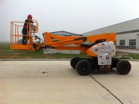 Scaffoldings aerial work platform articulate boom lift construction equipment rental