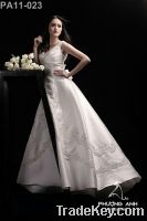 High quality Taffeta beautiful wedding dress PA11-023