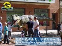 Sell Playground Outdoor amusement park animatronic dinosaurs Tyrannosa