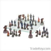 Deluxe Civil War Chess Set