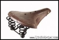 Sell leather bicycle saddle