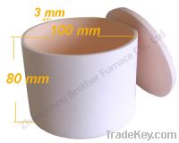 top quality 1750c ceramic alumina crucible