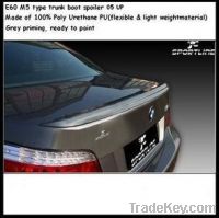Sell PU Rear Trunk Boot Lip Spoiler for BMW E60 M Type 05-08