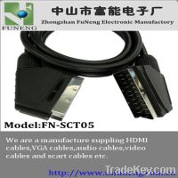 Sell hot plug scart cable