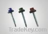 Roofing screw with painted head