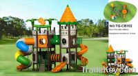 Sell crazy fun children outdoor playground / kid plastic slide