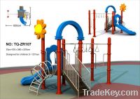 Sell hot sale kid outdoor playground / kid plastic slide