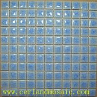 Sell  crackle glazed ceramic mosaic