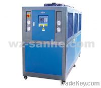 Air chiller used for leather and plastic