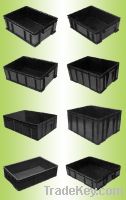 Sell both folded and solid vegetable plastic containers