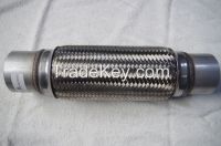 Exhaust pipe with Nipples(bellows+out braid+/{inner braid or interlock }+nipples