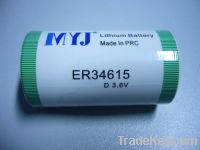 Sell D  IEC ER34615 li battery