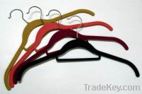 Sell velvet lady hanger with tie bar (Diverse colours)