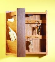 Sell Oak  letter rack / key holder