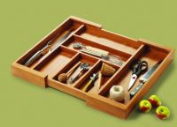 Sell Bamboo Expandable Cutlery Tray