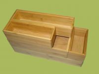 Sell Bamboo stackable drawer organizer