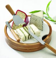 Sell bamboo round cheese server