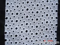 100%Cotton eyelet embroidery fabric for dress