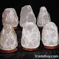 White Salt Lamps