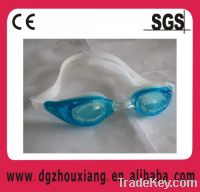Sell Silicone swim glasses with UV vision/diving goggles