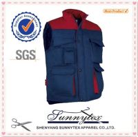 SUNNYTEX 2014 Made in China Two Color Way Unisex Uniform Vests