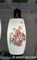 Painted Porcelain Decorative Desk Lamp