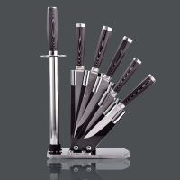 Popular damascus steel kitchen knife set