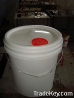 Sell 19L plastic pail and lid with a spout, chemical bucket, tub