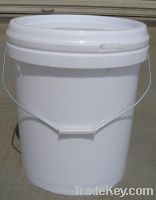 Sell 18L plastic bucket with lid, paint barrel, tub, pail, drum