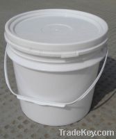 Sell 4L plastic pail with lid, plastic bucket, tub, barrel, drum